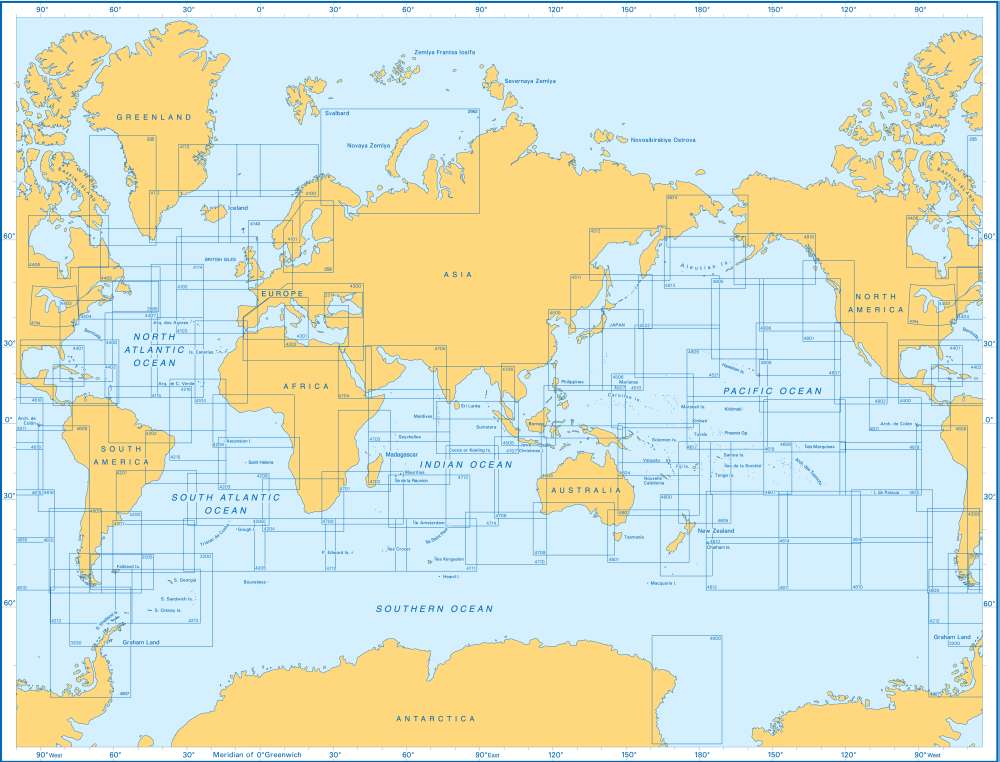 Admiralty Charts The World A1 14