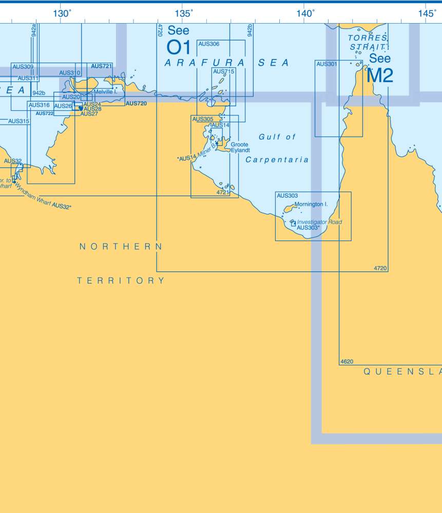 Admiralty Charts Australia M 101