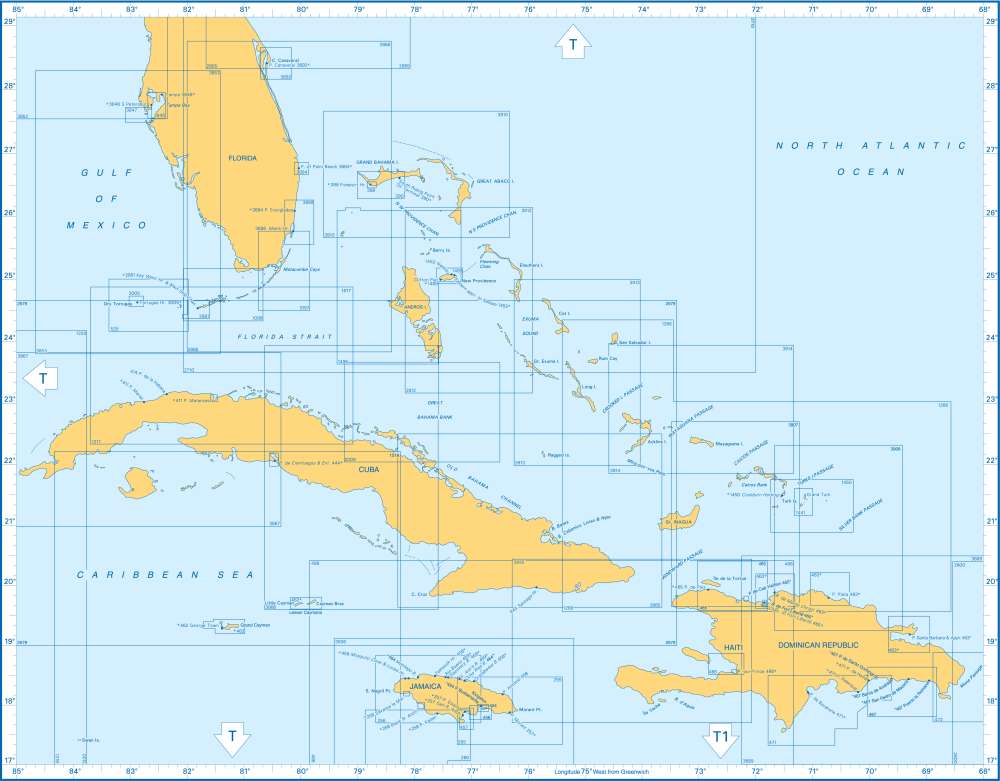 Dominican Republic Nautical Charts