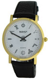 Bernex Gents' Gold-Plated Masonic Wrist Watch