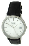 Bernex Gents' Round Stainless Steel Watch With Silver Dial
