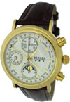 Bernex Gents' 18-Carat Gold Multi-Dial Watch Inc. Moonphase