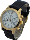 Bernex Gents' 18-Carat Rose Gold 2-Dial Chronograph