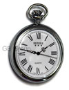 Bernex Rhodium-Plated Plain Roman Dial Watch