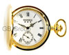 Bernex Gold-Plated Full Hunter Watch With Polished Case