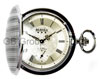 Bernex Rhodium-Plated Full Hunter Watch With Patterned Silve