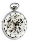 Bernex Rhodium-Plated Open Face Skeleton Watch