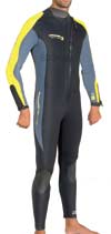 Camaro Semi Dry South Sea Diving Wetsuit-Yellow