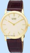 Citizen Eco-Drive Stiletto Gold Tone Watch Ar1062-03p