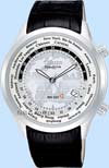 Citizen Bj9120-09a Eco-Drive World Time Calibre 6000 Leather