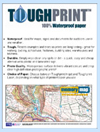 Memory-Map Toughprint (25 Sheets) -Inkjet A4