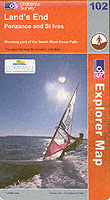 LANDS END PENZANCE AND ST IVES ORDNANCE SURVEY ISBN 0319237036