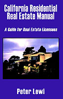 CALIFORNIA RESIDENTIAL REAL ESTATE MANUAL LEWI PETER ISBN 1589393090