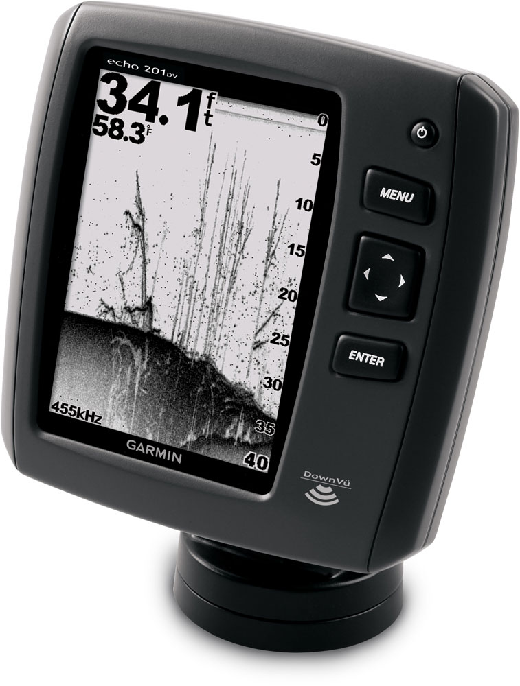 Garmin Echo 201dv Fishfinder with Garmin DownVu Scanning Sonar