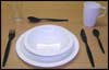 Polycarbonate Dinner Set For 1