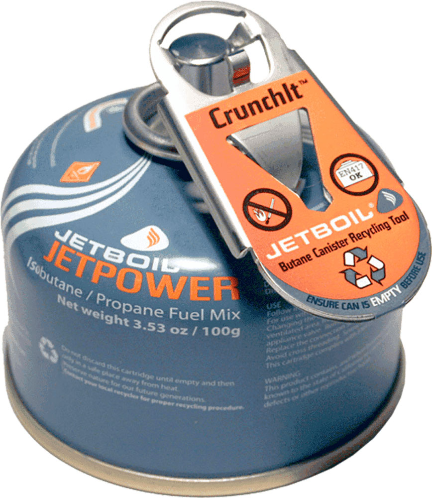 Jetboil Crunchit Fuel Canister Recycling Tool