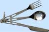 Knife, Fork And Spoon Set-Titanium