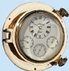 Nauticalia Saloon Clock Brass7101