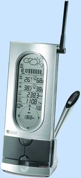 Touch screen weather Station Wind Temp Hygro Baro WMR112U