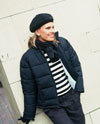 La Femme Zhico Short Down Feel Puffa Winter Jacket R81f