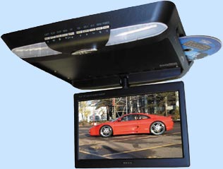 10 2 FOLD DOWN MONITOR DVD PLAYER