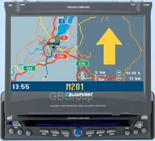 BLAUPUNKT ASPEN IN DASH TUNERGPSDVD D7811