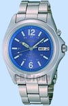 Seiko Kinetic Stainless Steel Watch Smy079