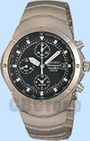 Seiko Gents' Titanium Chronograph Watch Sna025