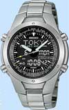 Seiko Snj009 Titanium Digital Alarm Chronograph