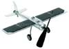 Aluminium Aeroplane With Solar-Powered Spinning Propeller