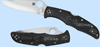 Spyderco Endura 4 Folding Knife C10pbk-Plain Edge
