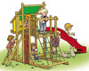 Houtland Adventure Tower with Polymer Slide