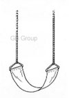 Houtland Flexible Swing Seat