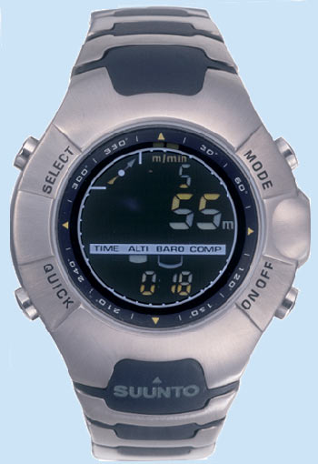 Suunto Observer Stainless with steel strap