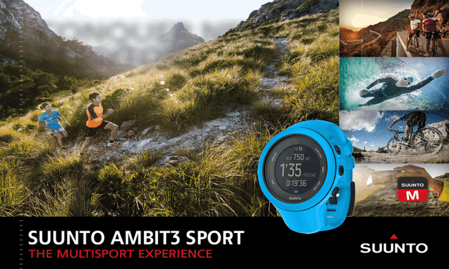 suunto ambit3 swimming