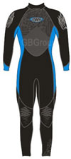 The Wetsuit Factory Men's Bs Steamer Wet Suit - Sizes: Sm-Xl