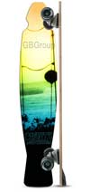 Gravity Skateboards-Baja Daze 47 Inch Hyper Carve 2 Longbo
