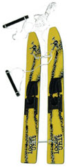 Loose Unit 46-Inch Trainer Waterskis With Rope
