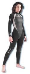 Typhoon Xts Vortex Ladies' Long-Sleeve Back-Entry Wetsuit