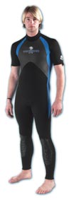 Typhoon Xts Vortex Men's 1pc Short-Sleeve Back-Entry Wetsuit