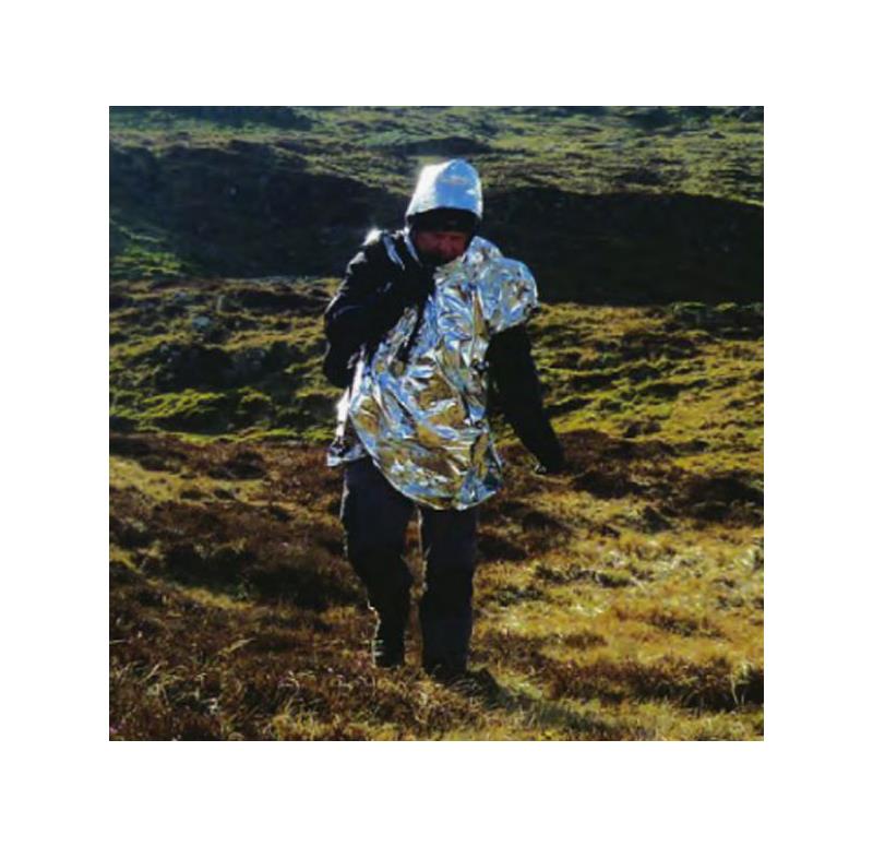 Bushcraft Emergency Foil Poncho-1