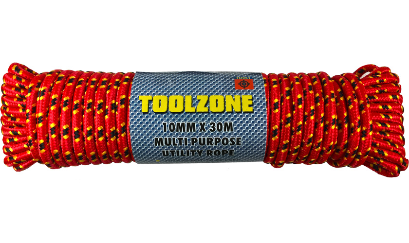 Toolzone 10 mm x 30 m MultiPurpose Rope