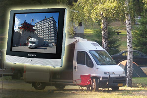 12-Volt/24-Volt Portable LCD Television - Big Screen