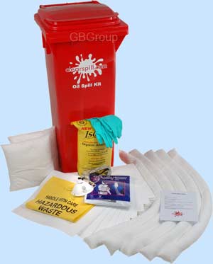 Clear Spill 125 Oil Spill Kit Wheeled Unit