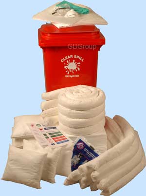 Clear Spill Oil Spill Kit Wheeled Unit