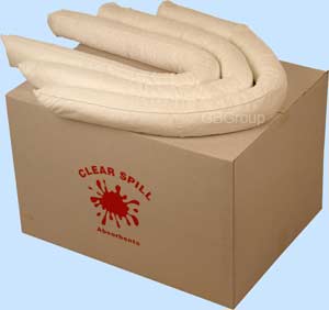 Clear Spill Tubular Knitted Oil Absorbent Socks