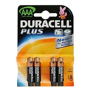 Duracell AAA Plus (4 per pack)