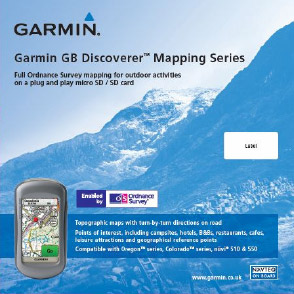 Garmin GB Discoverer National Parks & Trails 1:25k