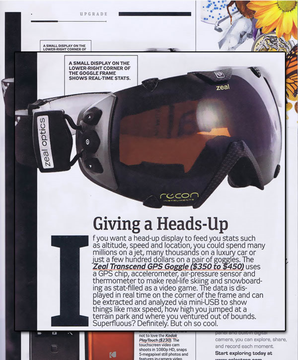 Zeal Optics Transcend GPS Goggles Review