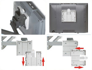 Vision Plus Quick Release LCD TV Bracket